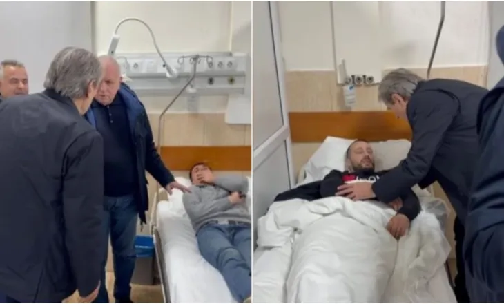 Berisha viziton protestuesit e shtruar te Trauma: Këta nuk janë policë, por banditë që do të përgjigjen