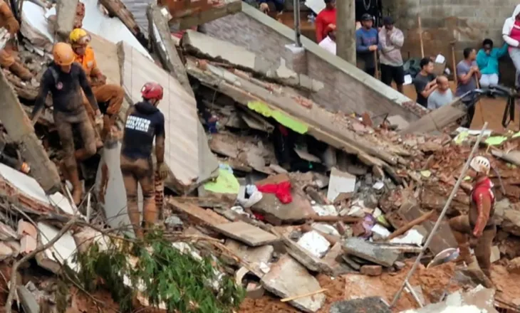 Brazili në kaos nga shirat e rrëmbyeshëm dhe përmbytjet, numri i viktimave shkon në 46, 21 persona ende të zhdukur