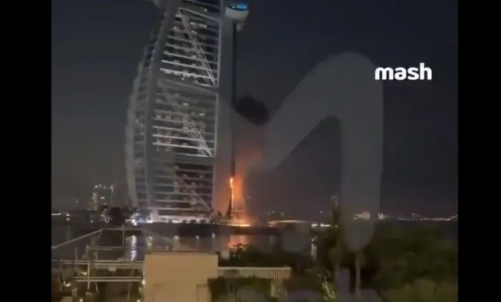 Burj al Arab goditet nga droni iranian, hoteli më ikonike në Dubai