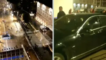 Çfarë i ndodhi? Berisha ‘braktis’ protestuesit, i hipën ‘Benzit’ me ‘urgjencë’ dhe largohet