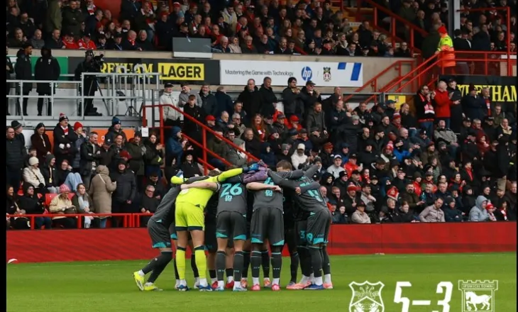 Çmenduri në Championship, 8 gola të shënuar. Anis Mehmeti e bën sefte tek ekipi i ri, por Ipswich del me kokën ulur (video)