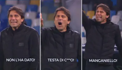 Conte shpërthen ndaj arbitrit Manganiello: Shko ta shohësh në monitor, kokëtrashë…