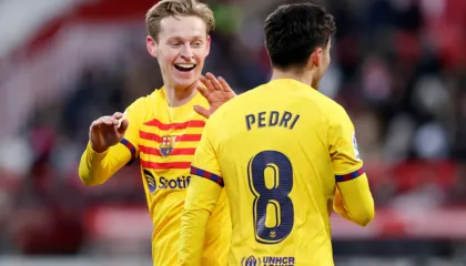 De Jong bën “të harrohet” mungesa e Pedrit, ja shifrat mbresëlënëse të holandezit