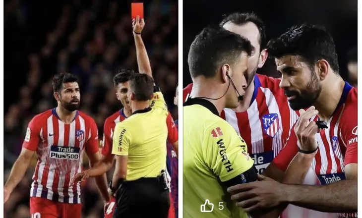 Diego Costa nuk harron të kuqin e Gil Manzano: Bir k***e, është gënjeshtar