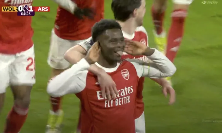 Dje rinovoi kontratën, sot “feston” me gol. Arsenal mjaftohet me një gol në pjesën e parë ndaj Wolves (video)