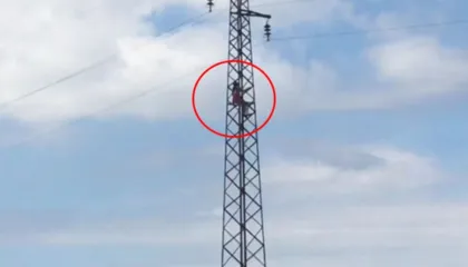 “Dy muaj pa rroga”/ Punonjësja e larguar nga puna kërcënon se do të hidhet nga shtylla