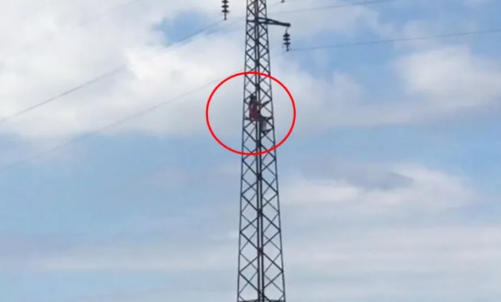 “Dy muaj pa rroga”/ Punonjësja e larguar nga puna kërcënon se do të hidhet nga shtylla