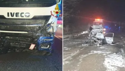 E rëndë në Itali/ I riu shqiptar humb jetën pasi kamioni përplasi makinën e tij