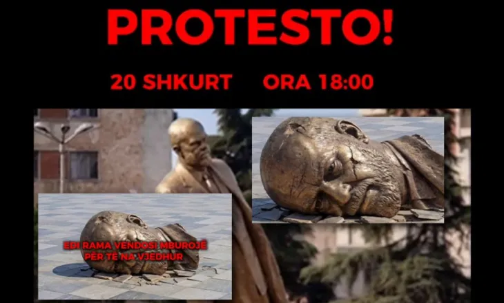 Edi Rama vendosi mburojë për të na vjedhur. Protesto! 20 shkurt ora 18:00