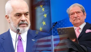 EKSKLUZIVE / Sondazhi: Mbi 80% mendojnë se Rama gëzon mbështetjen e SHBA dhe BE. Për Berishën vetëm 10,2%