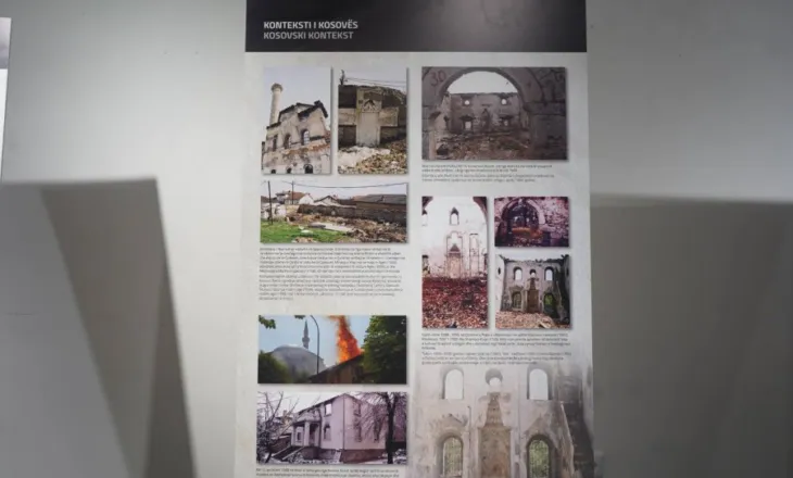 Ekspozohen fotografitë e xhamive të shkatërruara në Kosovë e Bosnje e Hercegovinë