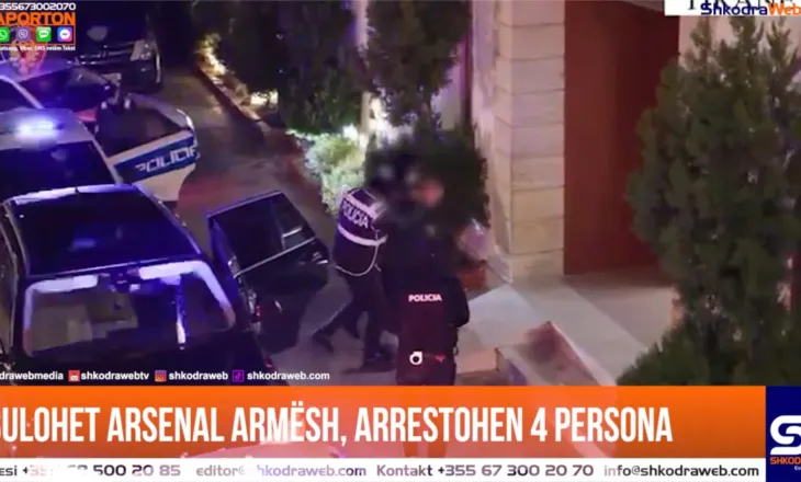 EMRAT+VIDEO – Kapet një arsenal i tërë armësh kontrabandë nga Kosova, arrestohen 4 persona…