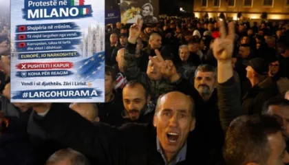 ‘Europë, jo narkoshtet!’, shqiptarët paralajmërojnë protestë në Milano: Rama largohu