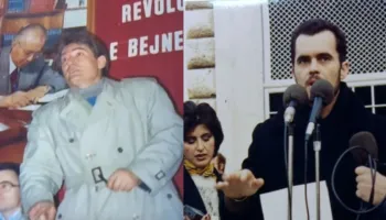 Exclusive/ Fotot e rralla të Ali Begesë: Rama e Berisha bashkë në Qytetin Studenti. E vërteta e fotos së kreut të PD me portretin e Enver Hoxhës në sfond