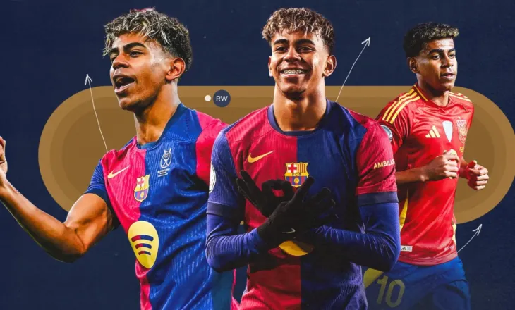 Fenomeni Yamal, i destinuar për rekorde, “thyen” Messi-n dhe Mbappe