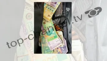 FOTO/ Kjo është çanta me paratë e grabitura në bankë dhe arma kallashnikov, autori u fut dhe doli… pa maskë