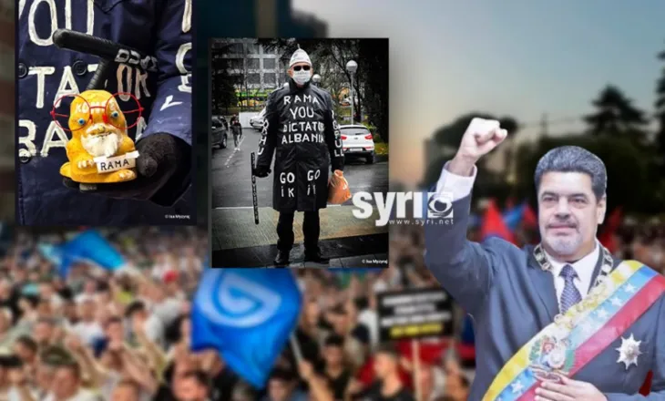 FOTO/ ‘RAMA, YOU DICTATOR ALBANIA’ – Njihuni me protestuesin atipik të opozitës