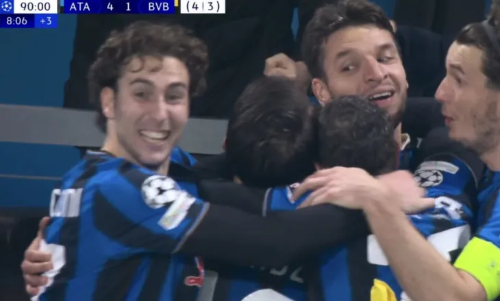 Fund dramatik në Bergamo, Atalanta nderon Italinë. Futbollistët e Dortmund nuk iu besojnë dot syve (video)
