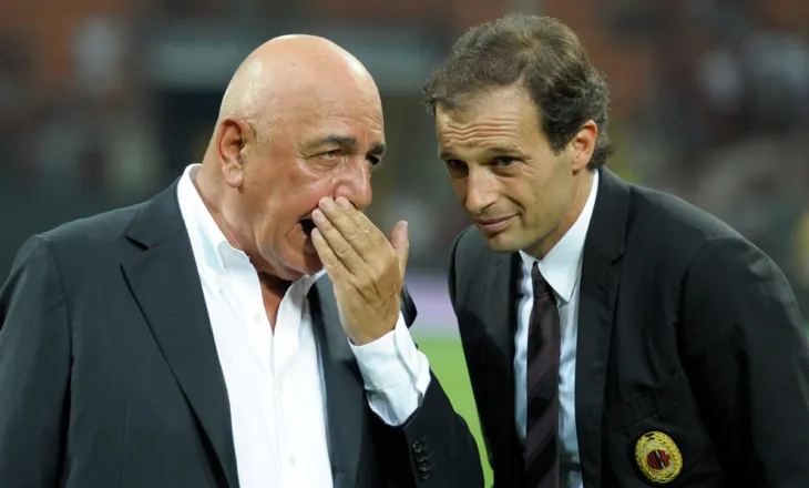 Galliani bën tifo për Allegrin: “E kaluam bashkë mbrëmjen e Shën Valentinit”