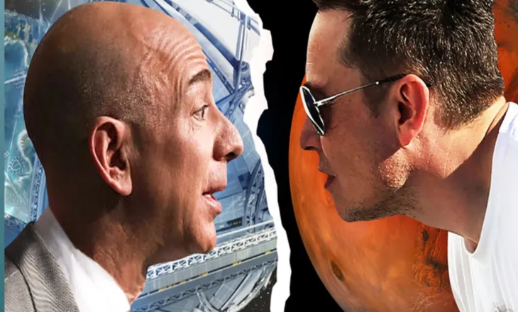Garë e re, rivalë të vjetër: Elon Musk sfidon Jeff Bezos për koloninë e parë në Hënë