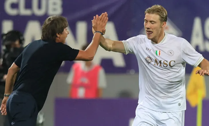 Hojlund: Dua t’i dëgjoj sërish tifozët të bërtasin ‘Champions’, Conte është fitues serial