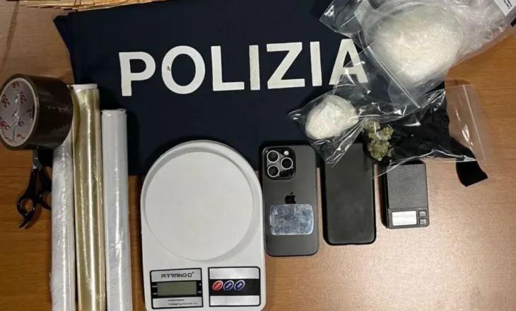 I skeduar më parë/ Pjesë e trafikut të kokainës në Itali, 35-vjeçari shqiptar kapet duke e shpërndarë nëpër qytet…