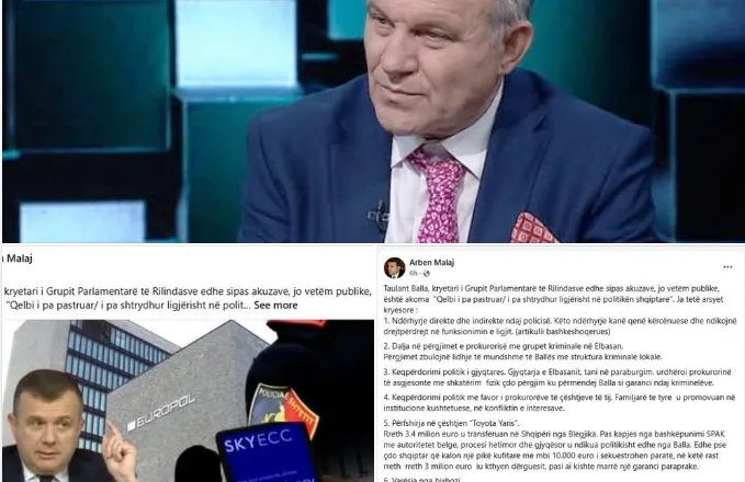 Ish-ministri socialist Arben Malaj i plas 8 skandalet e rënda Taulant Ballës, ndërhyrje në polici, përgjime me…
