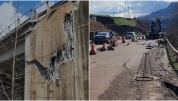 Izolohet totalisht juglindjen e vendit, nuk ndalet shembja në Librazhd – Prrenjas, e rrezikshme dhe për këmbësorët ( Pamjet)