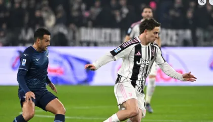 Juventus befasohet në fund të pjesës së parë, sulmuesi veteran hesht “Allianz Stadium” (video)