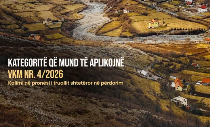 Kalimi i truallit shtetëror në pronësi, Kadastra sqaron dy kategoritë që përfitojnë nga vendimi i qeverisë