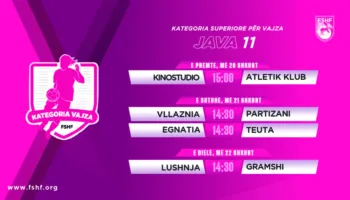Kampionati i vajzave/ Java e 11-të sjell sfida interesante. Vllaznia – Partizani, kryesfidë e javës së 11-të
