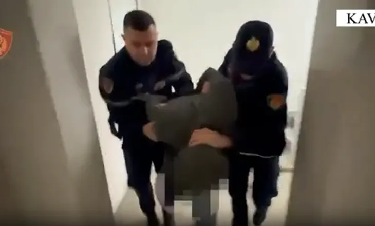 Kërkohej për vjedhje banesash, shihni si e arreston policia të riun nga Saranda (VIDEO)