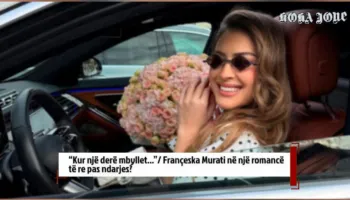 “Kur një derë mbyllet…”/ Françeska Murati në një romancë të re pas ndarjes?