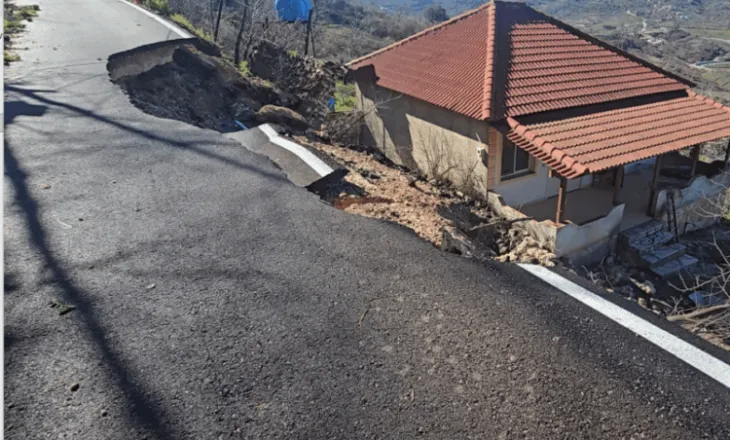 Kushtoi 650 mijë euro nga taksat e qytetarëve, shembet rruga e sapoinaguruar në Mallakastër