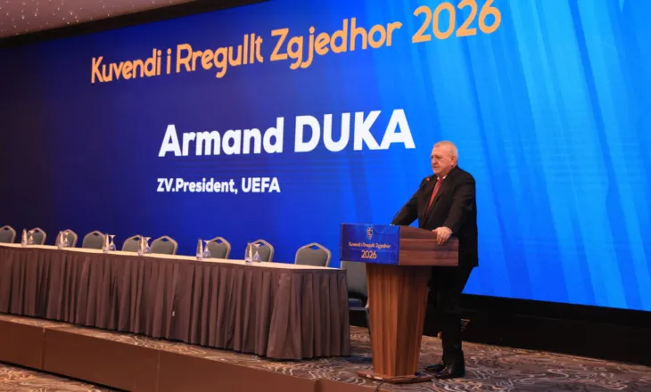 Kuvendi Zgjedhor i FFK, Presidenti Duka vlerëson progresin dhe zhvillimin e futbollit në Kosovë