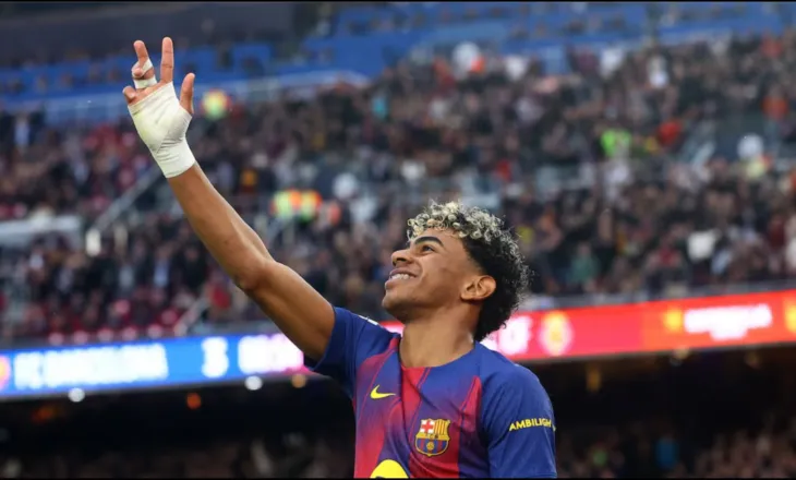 La Liga/Lamine Yamal nuk përmbahet, tregolësh ndaj Villarrealit, Barcelona zhyt ‘Nëndetësen e Verdhë’