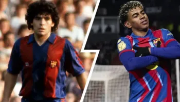Lamine Yamal i “tregon targën” Maradonës për golat e shënuar te Barcelona