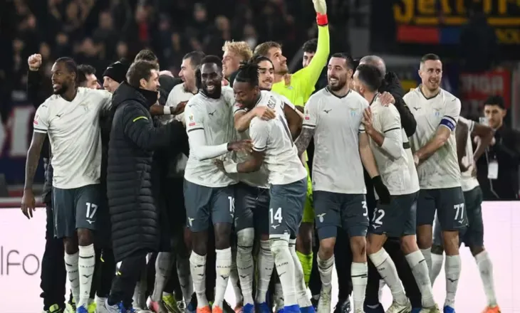 Lazio eliminon kampionët në fuqi të Bolognas nga Kupa e Italisë