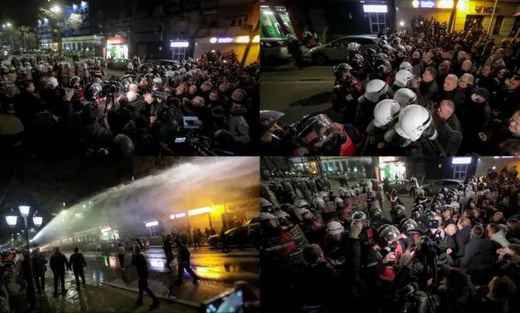 LIVE/ Opozita në protestë, i vihet zjarri vilës së ish-diktatorit Enver Hoxha. Përleshje me policinë, Berisha largohet. Reagon Rama