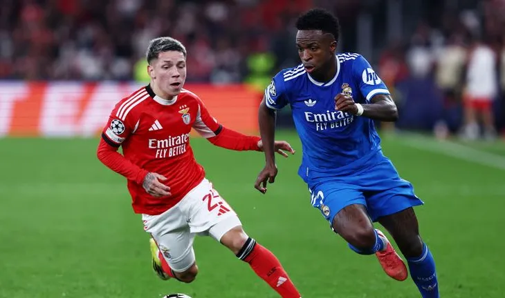 Lojtari i Benficës pezullohet përkohësisht nga UEFA mes akuzave për rracizëm ndaj Vinicius Junior