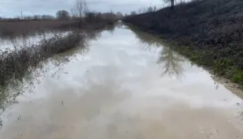Lumi Ishëm del nga shtrati, bllokohen rrugët e dy fshatrave dhe përmbyten dhjetëra hektarë tokë bujqësore