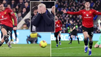 Manchester United nuk ka të ndalur me Michael Carrick, mposht Evertonin, i afrohet vendit të tretë(VIDEO)