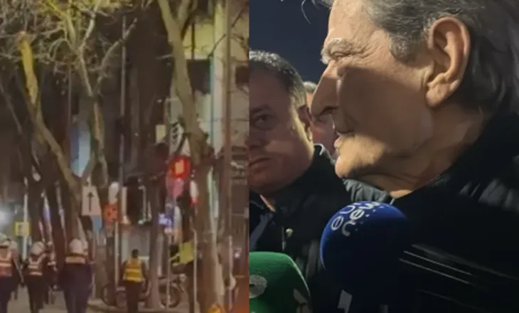 Marshohet drejt drejtorisë së Policisë së Shtetit, nisin molotovët! Berisha: Ky është tubim paqësor (VIDEO)