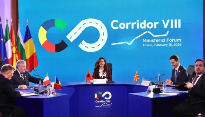 Mbahet sot Ministeriali i Tiranës për Korridorin VIII, Spiropali: Shqipëria një nga nyjet më të besueshme të këtij projekti