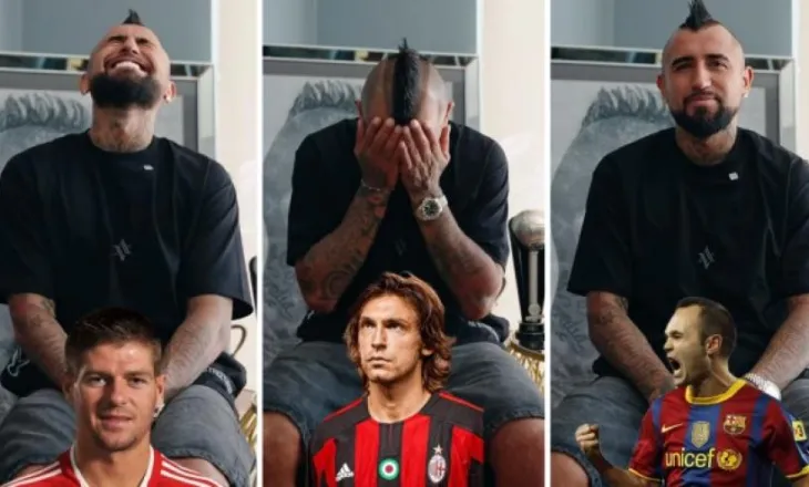 “Më i fortë se Pirlo, Gerrard dhe Xavi?” Vidal “pa frena”, ja përgjigjja që ndezi debatet