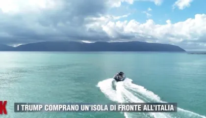 Mediaset: Donald Trump ble një ishull në Shqipëri