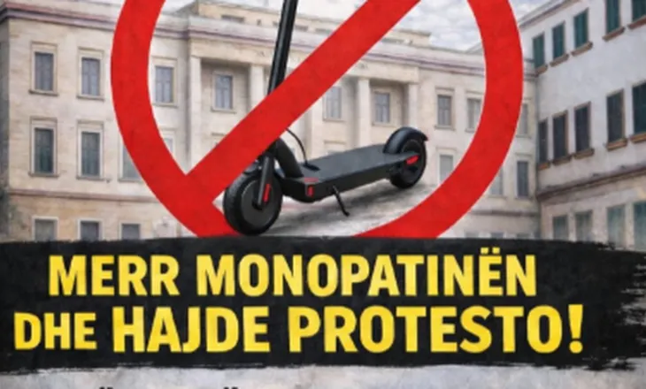 “Merre monopatinën dhe hajde protesto”! Sot, tubimi përpara Ministrisë së Brendshme