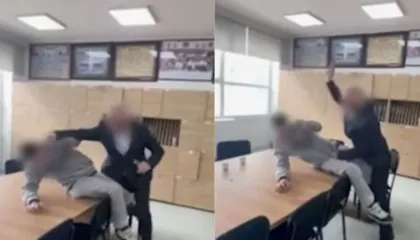 Mësuesi dhunon nxënësin, grushte dhe shkelma mes tyre: Ndalu, ndalu