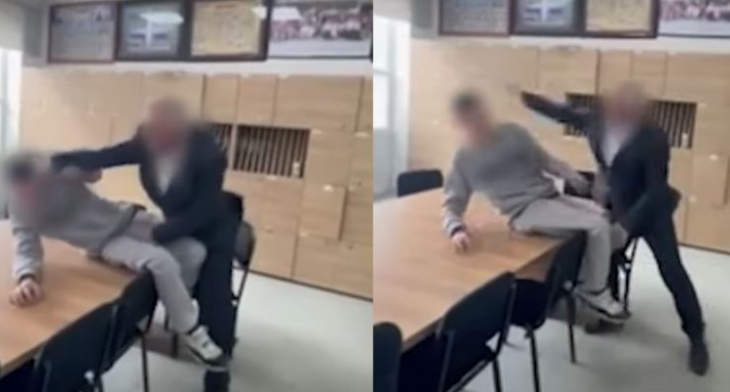 Mësuesi rrahu nxënësin dhe u arrestua, kolegët e tij në protestë