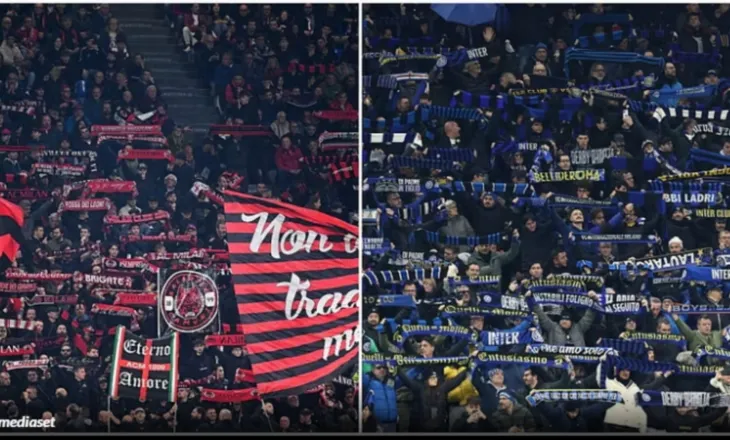 Milan-Inter, derbi dhe në tribuna, ja kush fiton ‘sfidën’ e tifozerisë
